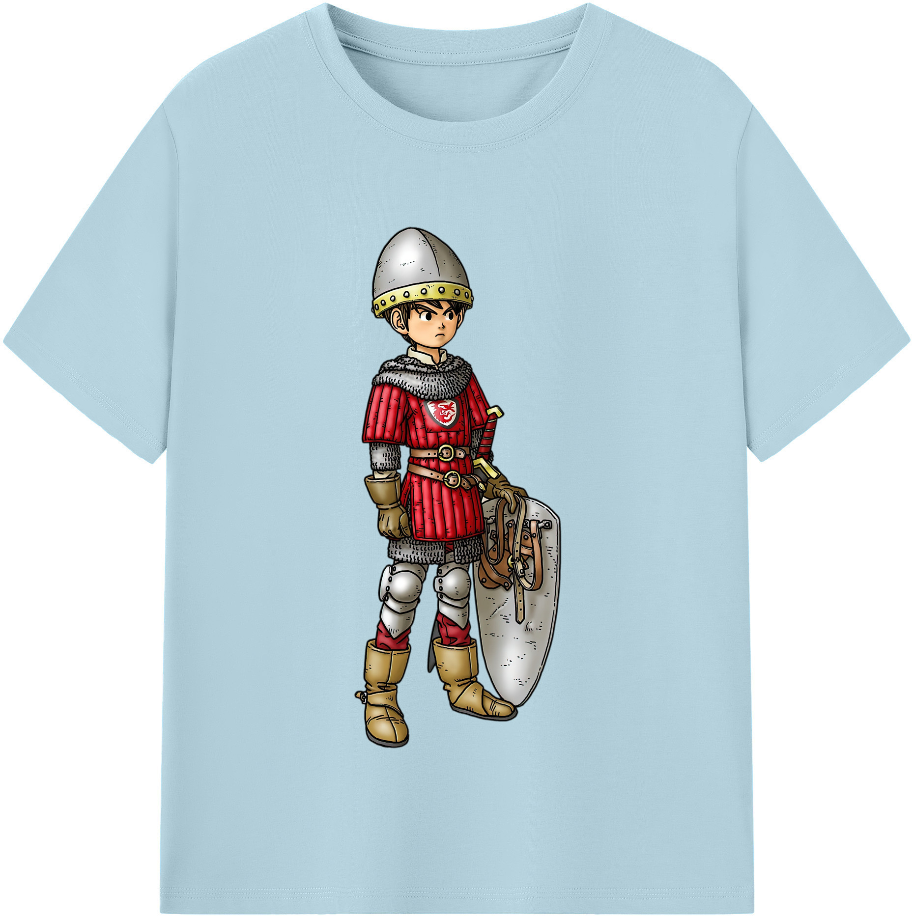 （画像用） ドラゴンクエスト Doragon Kuesuto Dragon Quest 綿100％半袖Tシャツ（フロントプリント）